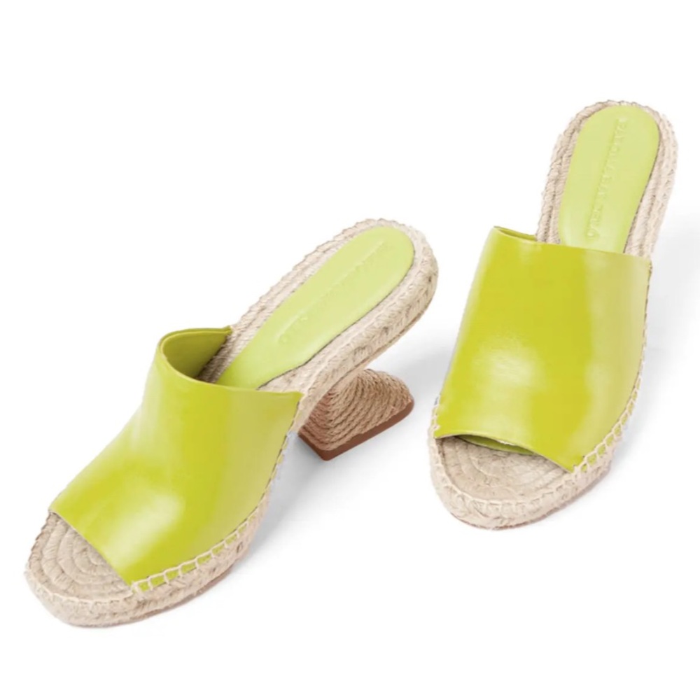PALOMA BARCELO Leonor Slide Sandal in Mint Size 39 - Picture 2 of 11